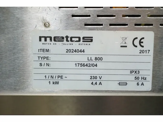 Metos - warmhoudplaat - afbeelding 4 van  4