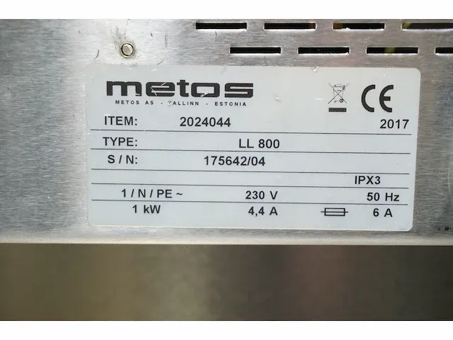 Metos - warmhoudplaat - afbeelding 4 van  4