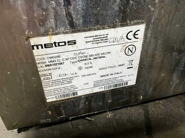 Metos dw029e vaatwasmachine - afbeelding 8 van  8
