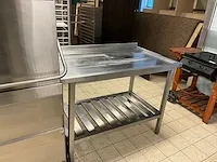 Metos hood 130el vaatwasmachine inclusief aan en afvoertafel - afbeelding 2 van  11