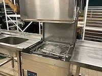 Metos hood 130el vaatwasmachine inclusief aan en afvoertafel - afbeelding 7 van  11