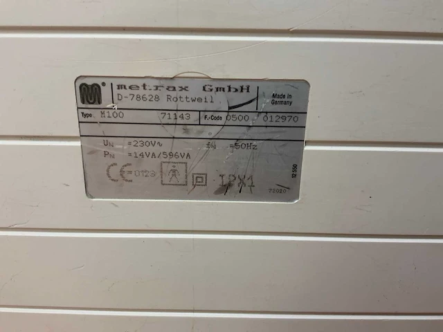 Metrax primedec defi-m m100 defibrillator - afbeelding 3 van  3