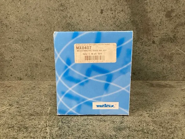 Metrix - mx407 - multimeter - afbeelding 3 van  3