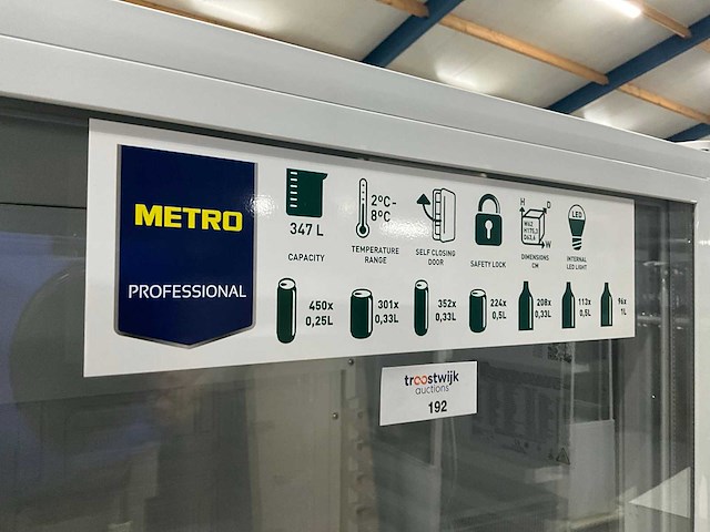 Metro gsc2360 glasdeurkoelkast - afbeelding 7 van  9
