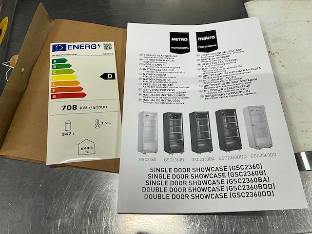 Metro gsc2360 glasdeurkoelkast - afbeelding 9 van  9