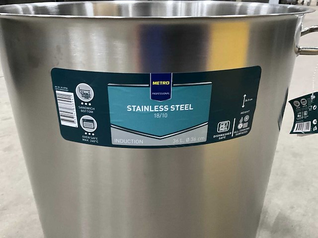 Metro rvs pan - afbeelding 4 van  7