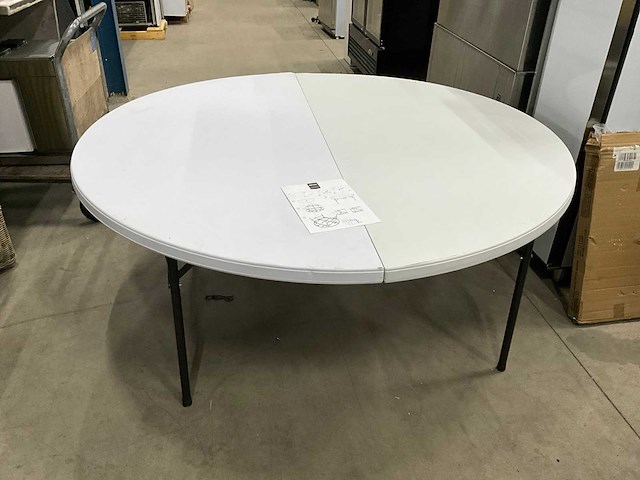 Metro zy-180 ronde klaptafel - afbeelding 1 van  6