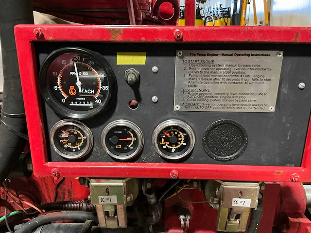 Metron eledyne limited diesel sprinklerpompunit - afbeelding 22 van  23