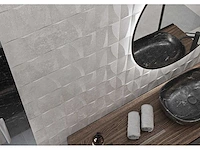 Metropol arduin concrete white decor wandtegel 30x90 cm 51,84 m² - afbeelding 3 van  4