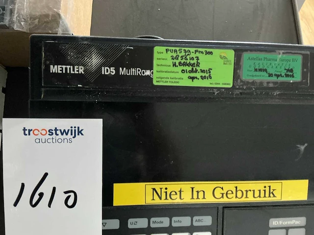Mettler toledo bedieningspaneel - afbeelding 4 van  5