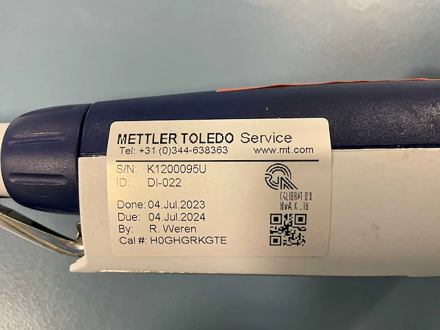 Mettler toledo e4xls elektronische pipet met smartstand (3x) - afbeelding 5 van  7