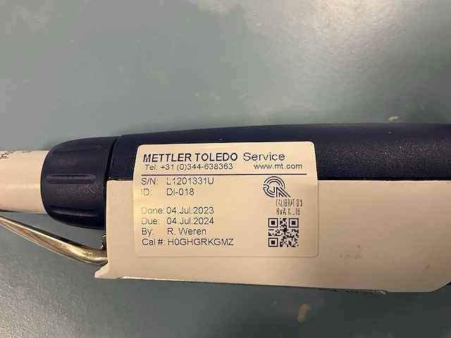 Mettler toledo e4xls elektronische pipet met smartstand (3x) - afbeelding 6 van  7
