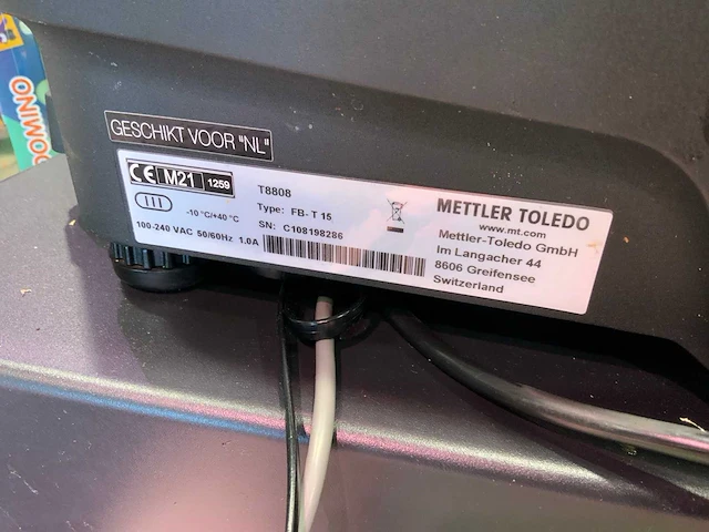 Mettler toledo fb-t-15 touchscreen weegschaal kassasysteem met bonnenprinter - afbeelding 10 van  10