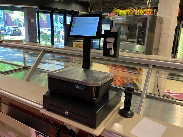 Mettler toledo fb-t-15 touchscreen weegschaal kassasysteem met bonnenprinter - afbeelding 2 van  7