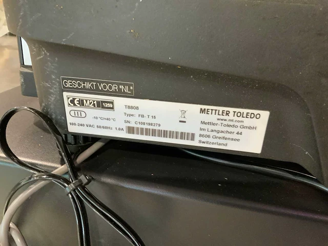 Mettler toledo fb-t-15 touchscreen weegschaal kassasysteem met bonnenprinter - afbeelding 7 van  7