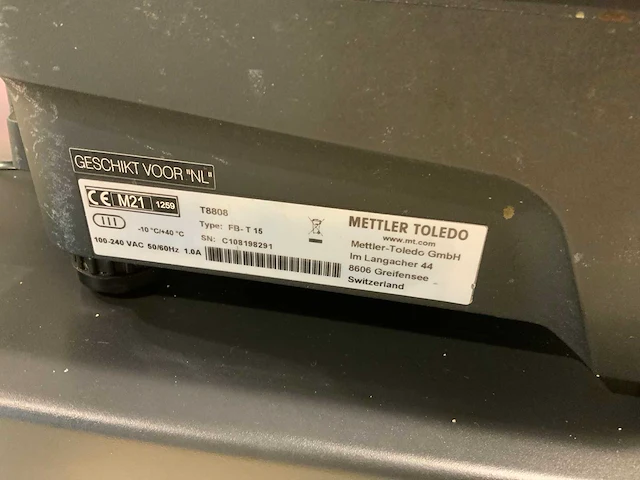 Mettler toledo fb-t-15 touchscreen weegschaal kassasysteem met bonnenprinter - afbeelding 7 van  7