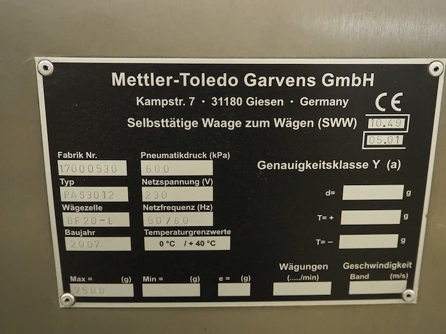 Mettler toledo garvens gmbh - afbeelding 4 van  14