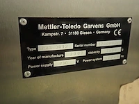 Mettler toledo garvens gmbh - afbeelding 2 van  11