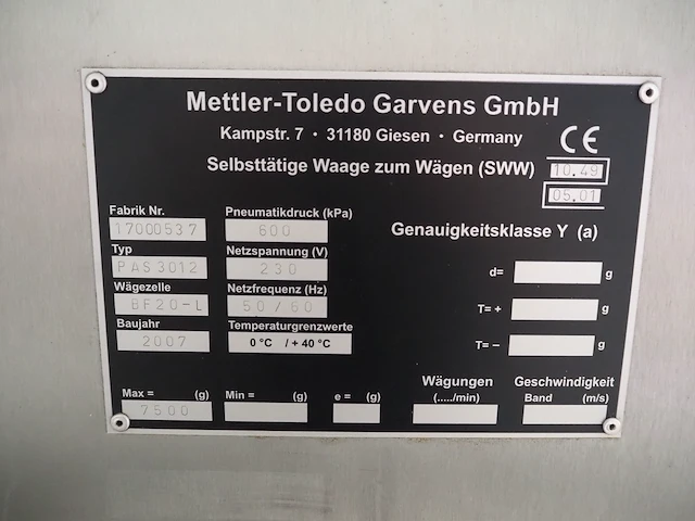 Mettler toledo garvens - afbeelding 10 van  20