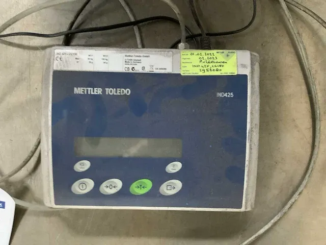 Mettler toledo ind425 vloerweegschaal - afbeelding 2 van  3