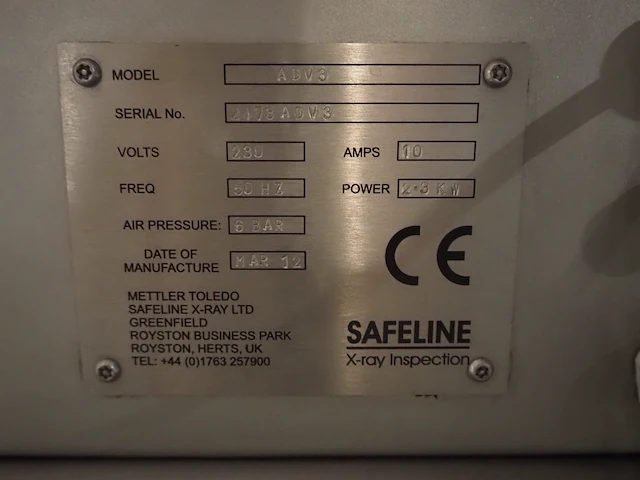 Mettler toledo safeline x-ray ltd - afbeelding 6 van  14