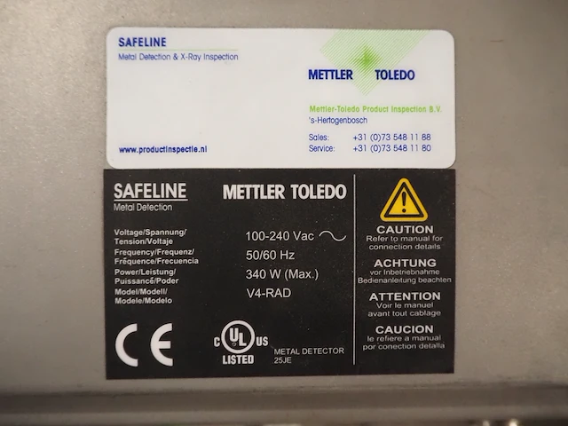 Mettler toledo / safeline - afbeelding 3 van  14