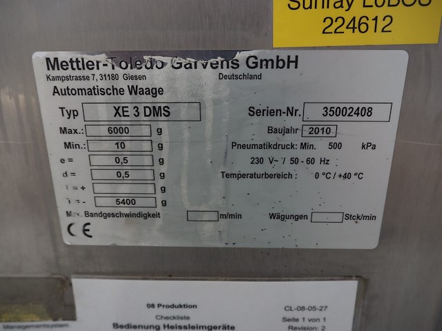 Mettler toledo - afbeelding 3 van  11