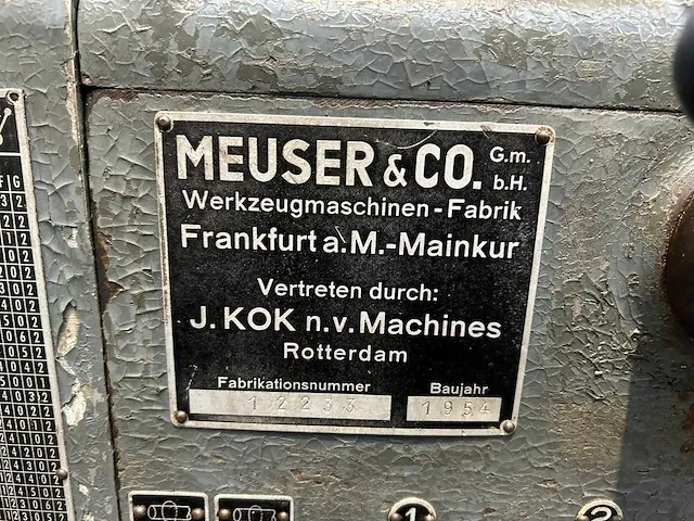 Meuser - universele draaibank - afbeelding 16 van  17
