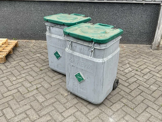 Mewa afvalcontainer (2x) - afbeelding 2 van  3