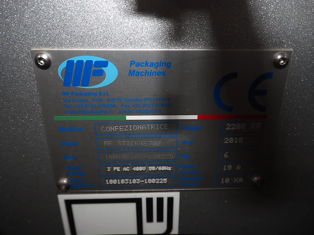 Mf packaging s.r.l. - afbeelding 31 van  40