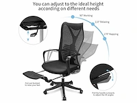 Mfavour - mfv0042 - ergonomische bureaustoel met voetsteun - afbeelding 2 van  4