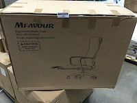 Mfavour - mfv0042 - ergonomische bureaustoel met voetsteun - afbeelding 3 van  4