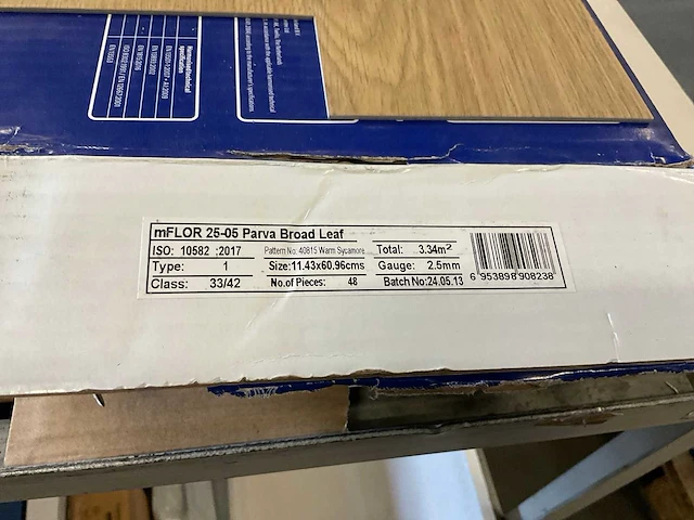 Mflor 25-05 pvc visgraat vloer ca. 6,68 m² - afbeelding 2 van  2