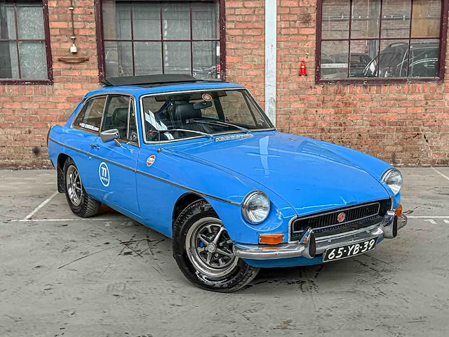 Mgb gt coupe 1.8 95pk 1977 mg b-type, 65-yb-39 oldtimer - afbeelding 9 van  70
