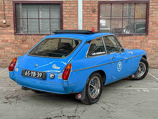Mgb gt coupe 1.8 95pk 1977 mg b-type, 65-yb-39 oldtimer - afbeelding 21 van  70