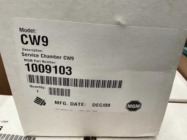 Mgm cw9 service chamber (4x) - afbeelding 5 van  6