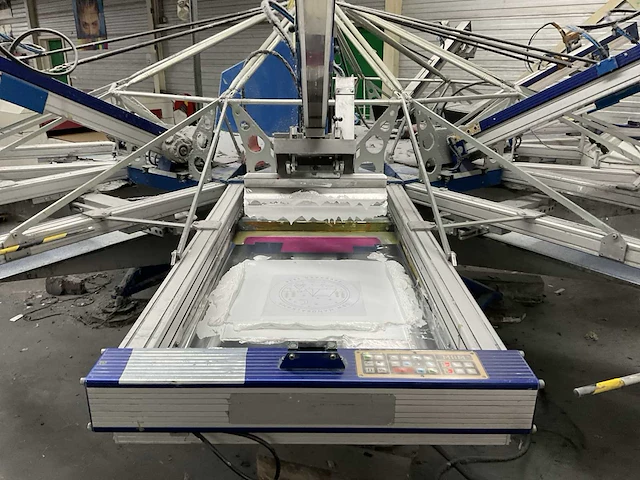 Mhm synchroprint 3000 textieldrukmachine - afbeelding 6 van  15