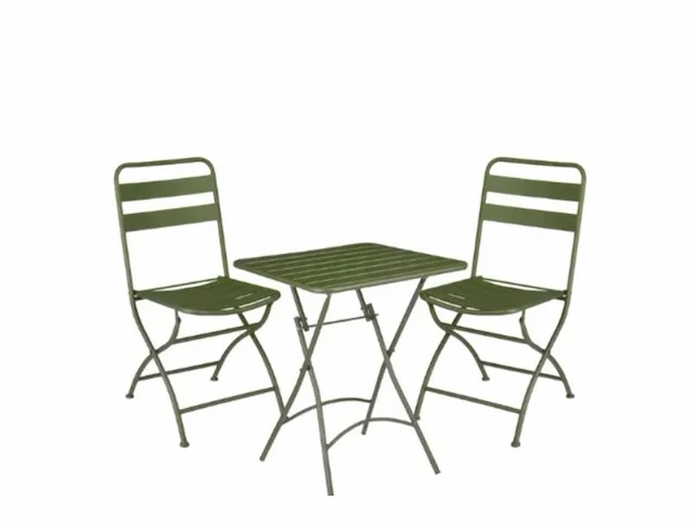 Mica decorations evita bistroset set van 3 metaal donkergroen - afbeelding 1 van  1