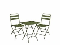 Mica decorations evita bistroset set van 3 metaal donkergroen - afbeelding 1 van  1