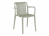 Mica decorations paloma tuinstoel - l53 x b53 x h78 cm - polypropyleen - groen - afbeelding 1 van  5