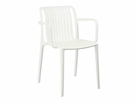 Mica decorations paloma tuinstoel l53 x b53 x h77,5 cm polypropyleen wit - afbeelding 1 van  1