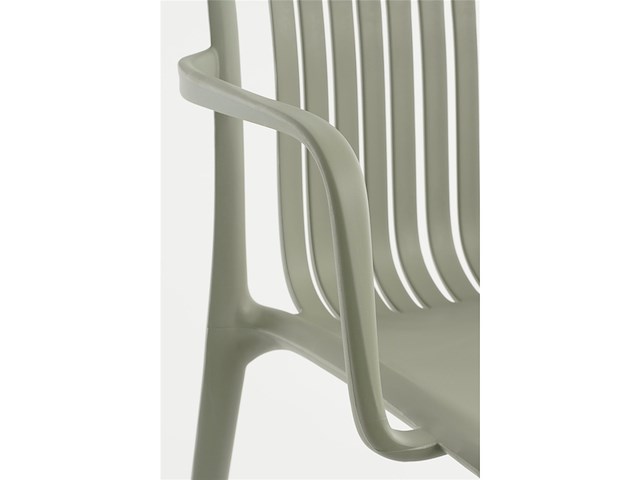 Mica decorations paloma tuinstoel l53 x b53 x h78 cm polypropyleen groen - afbeelding 2 van  5