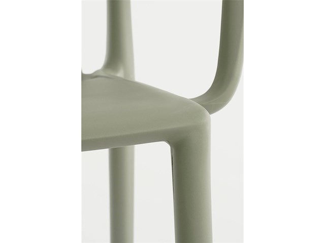 Mica decorations paloma tuinstoel l53 x b53 x h78 cm polypropyleen groen - afbeelding 3 van  5