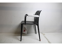 Mica decorations paloma tuinstoel l53 x b53 x h78 cm polypropyleen zwart - afbeelding 3 van  3