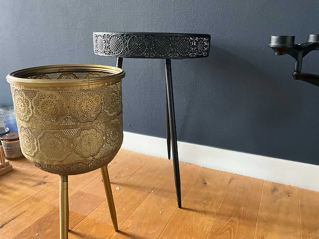 Mica decorations/dutchbone bijzettafel en plantenbak - afbeelding 3 van  4