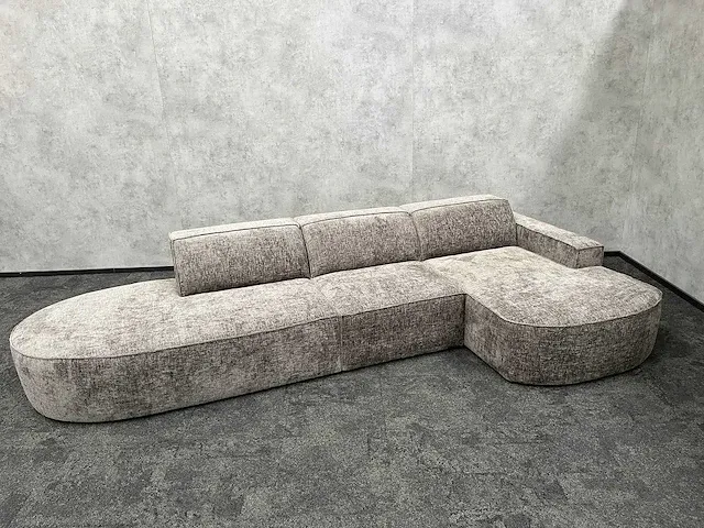 Micadoni home - 5-zits hoekbank met chaise longue - ongebruikt - taupe - afbeelding 12 van  18