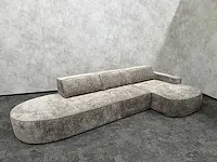 Micadoni home - 5-zits hoekbank met chaise longue - ongebruikt - taupe - afbeelding 1 van  18