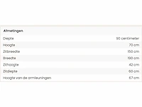 Micadoni miley samt 2-sitzer-sofa - afbeelding 5 van  13