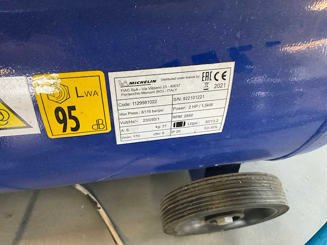 Michelin 50 luchtcompressor - afbeelding 4 van  4
