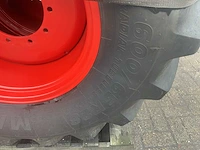 Michelin 600/65 r28 machxbib tractorbanden set op fendt velg 10 gaats - afbeelding 4 van  9